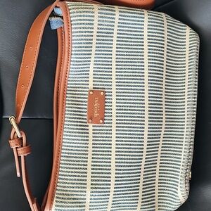 Spartina 449 Women's Blue and Tan Bag